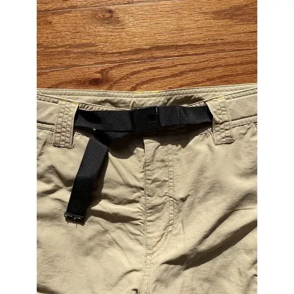 Eddie Bauer Tan Hiking Pants with Belt Size 34x32 - Picture 5 of 10